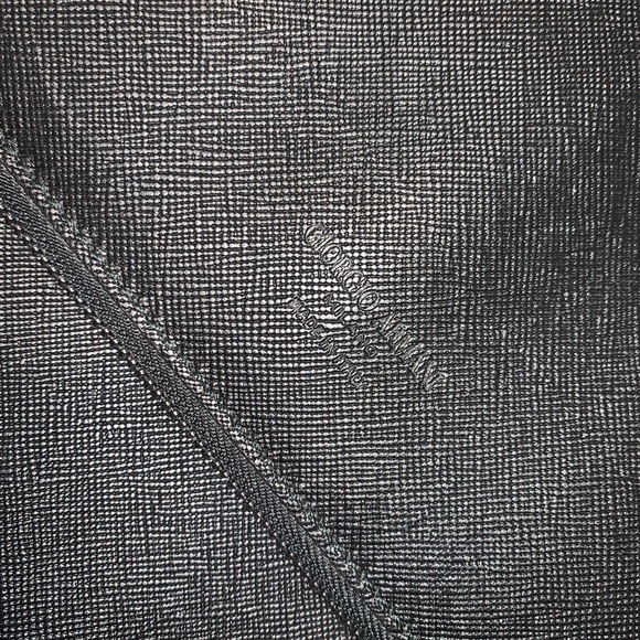 Giorgio Armani leather portfolio